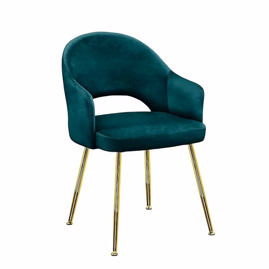 Furniture Modern Design Restaurant Velvet Leisure Fabric Dining Room Dining Chair