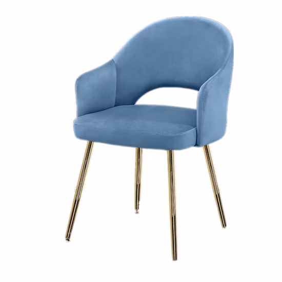 Furniture Modern Design Restaurant Velvet Leisure Fabric Dining Room Dining Chair