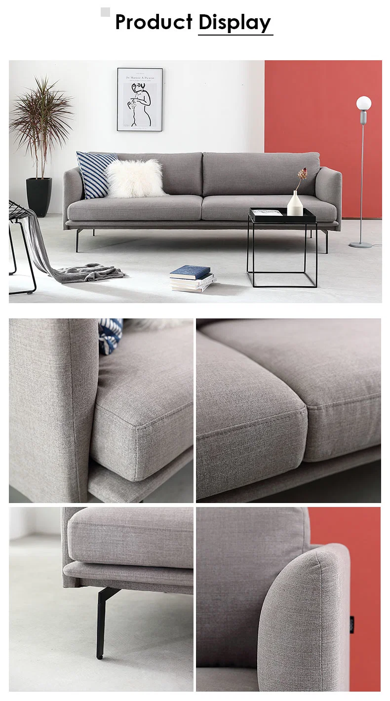 Living Room Furniture Modern Fabric Recliner Sectional Sofa