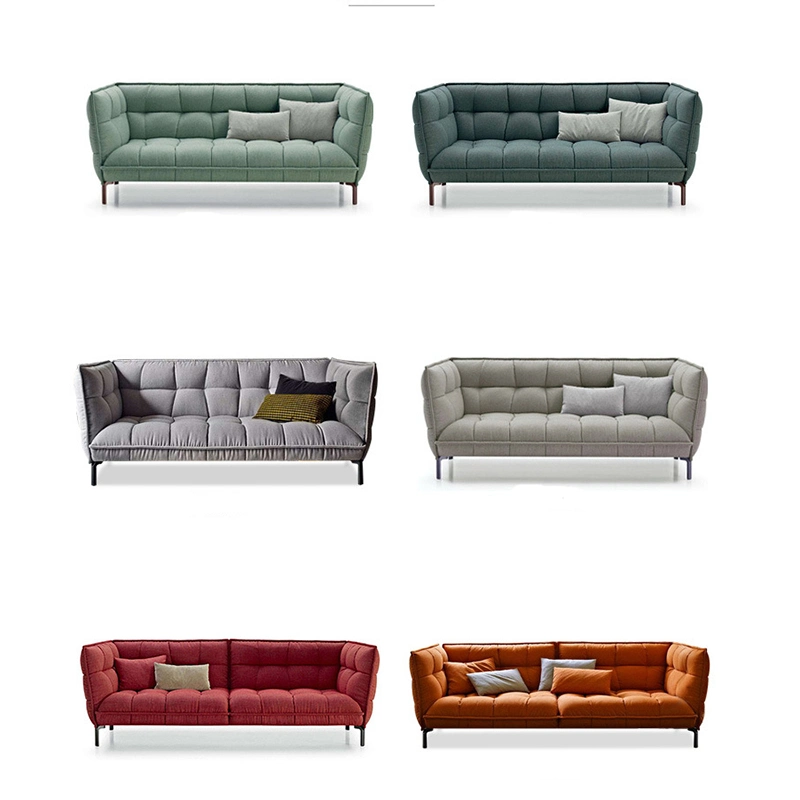 Nova Linen Fabric Sofa Covers Modern Living Room Furniture Customize Corner Recliner Sectional Sofas