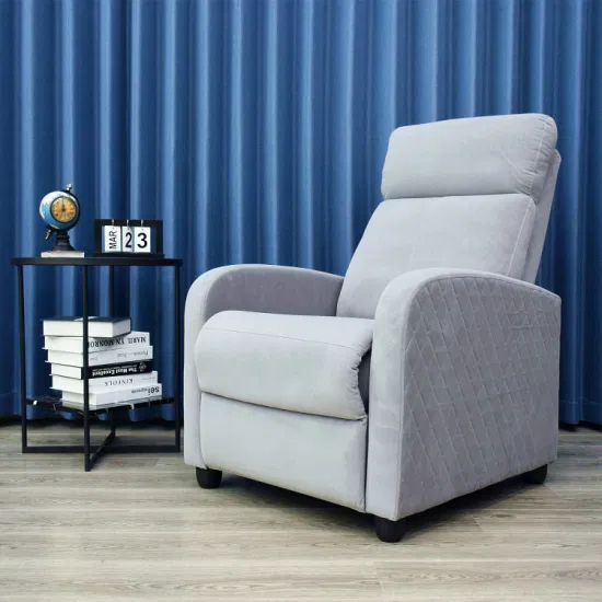 Geeksofa Single Seater Living Room Fabric Push Back Recliner Chair