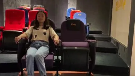 Push PU Back Arm Public Auditorium Church Office Cinema Theater Chair